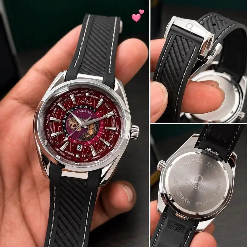 Omega Aqua Terra Worldtimer 43mm Blue Dial 3