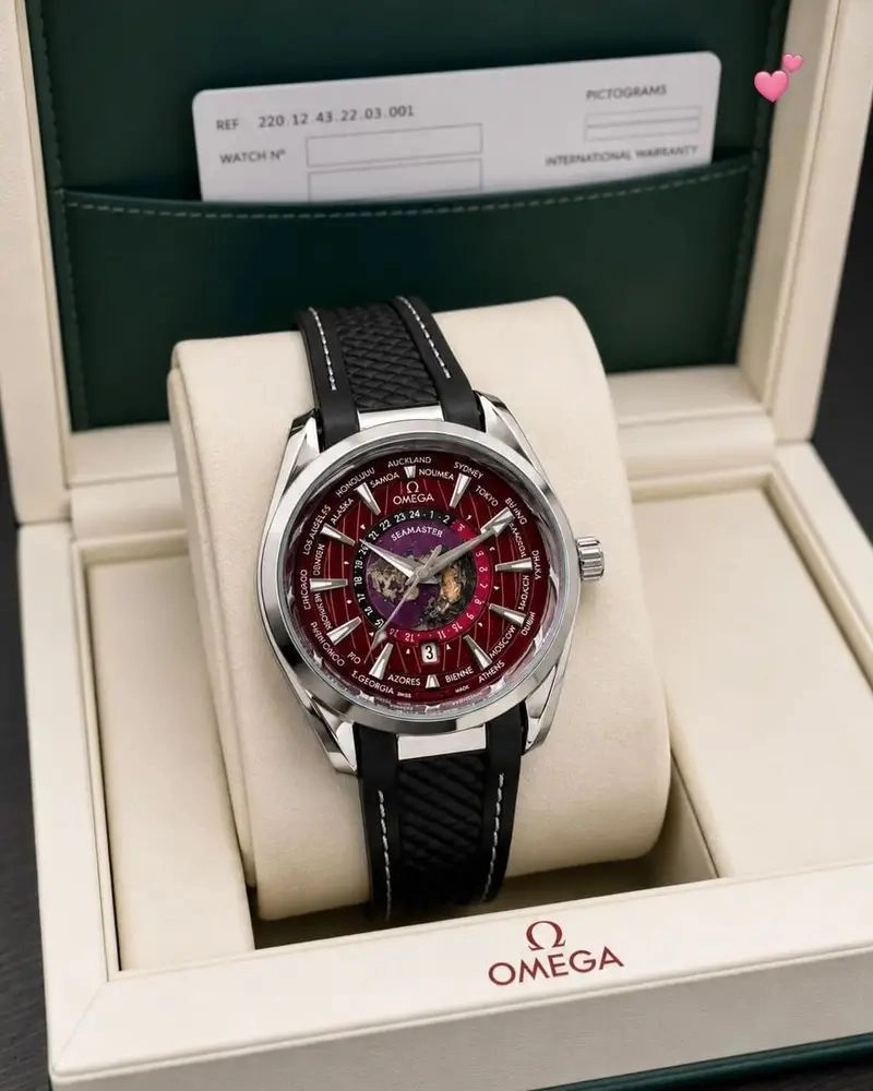 Omega Aqua Terra Worldtimer 43mm Blue Dial 2