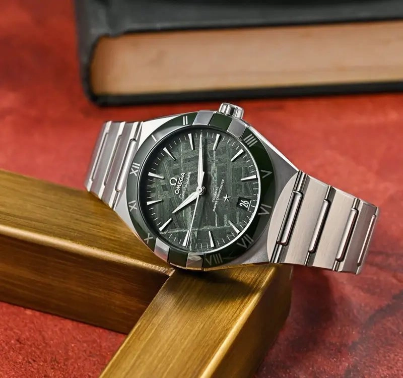 Omega Co-Axial Green Dial Master Chronometer 1