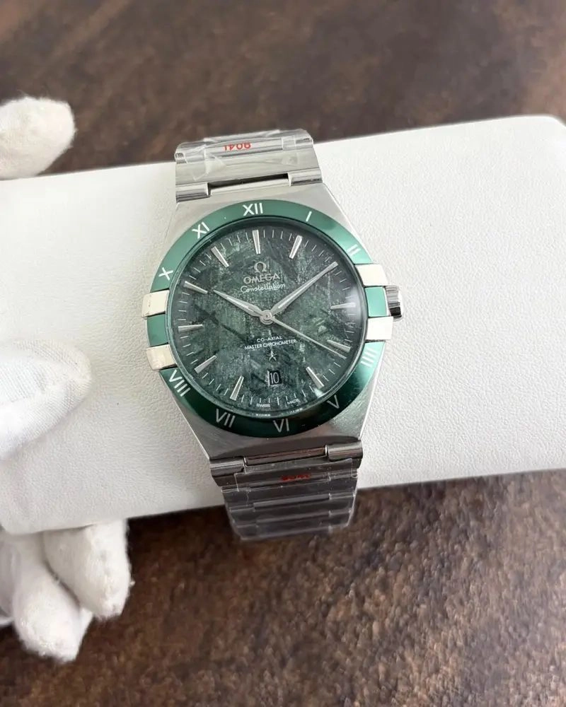 Omega Co-Axial Green Dial Master Chronometer 2