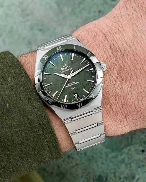 Omega Co-Axial Green Dial Master Chronometer 3