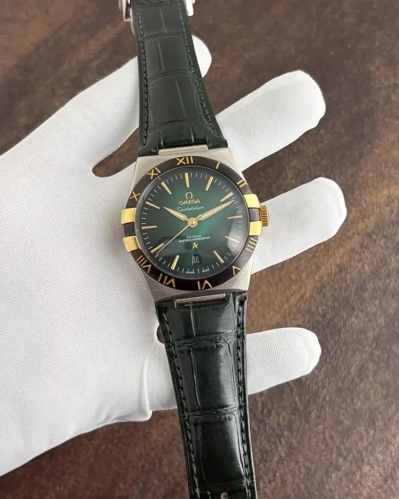 Omega Co-Axial Master Green Chronometer 1