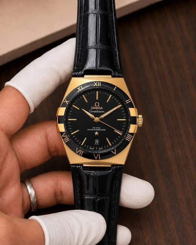 Omega Constellation Black Gold Automatic 4