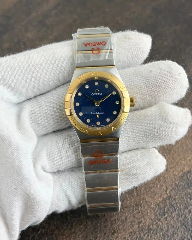 Omega Constellation Blue Diamond Dial 1