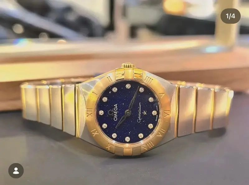 Omega Constellation Blue Diamond Dial 4