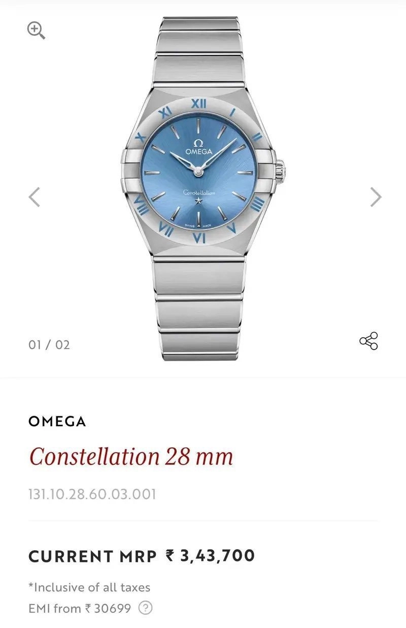 Omega Constellation Chronograph Silver Edition 2
