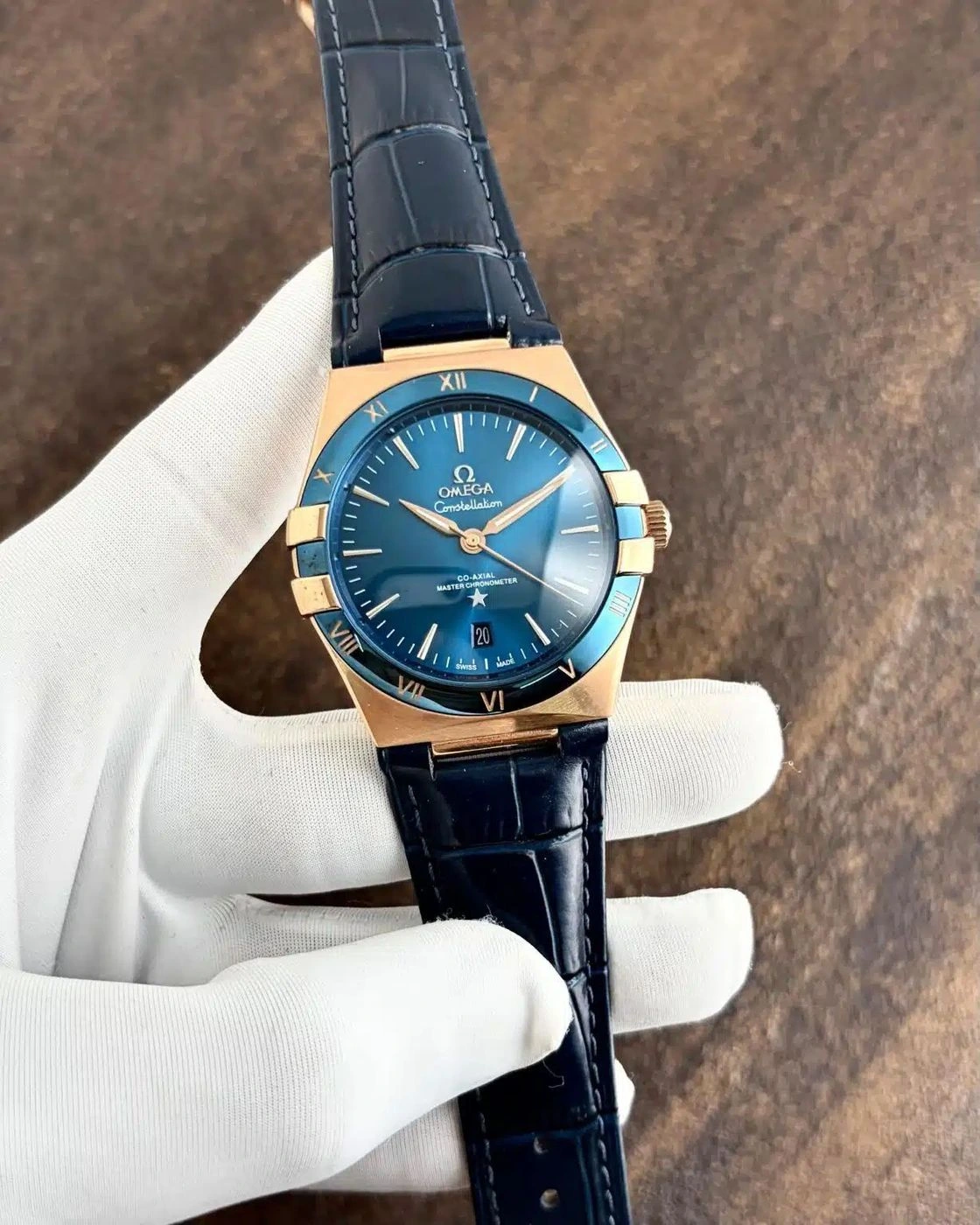Omega Constellation Chronometer Blue Dial Automatic 1