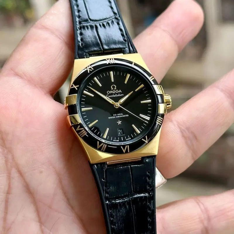 Omega Constellation Co-Axial Master Black 2