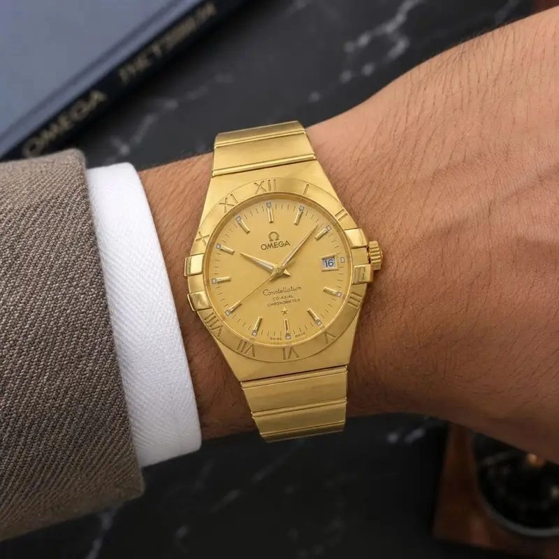 Omega Constellation Gold Dial 1