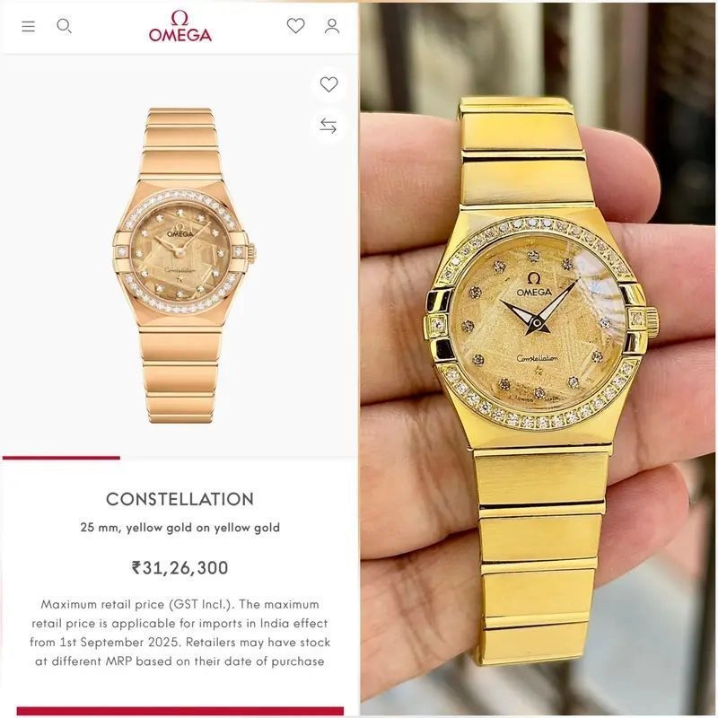 Omega Constellation Gold Diamond Edition 4