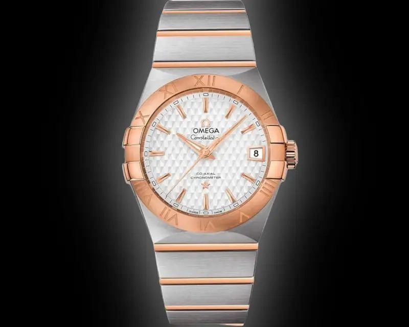 Omega Constellation Gold silver Dial 3