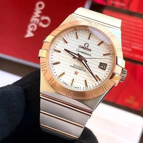 Omega Constellation Gold silver Dial 5