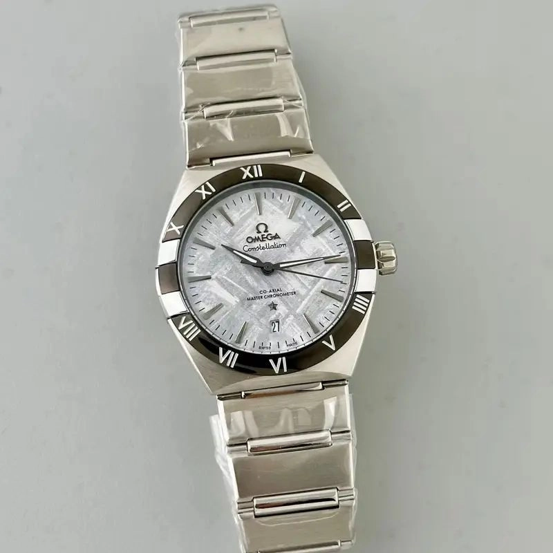 Omega Constellation Meteorite White Automatic 3