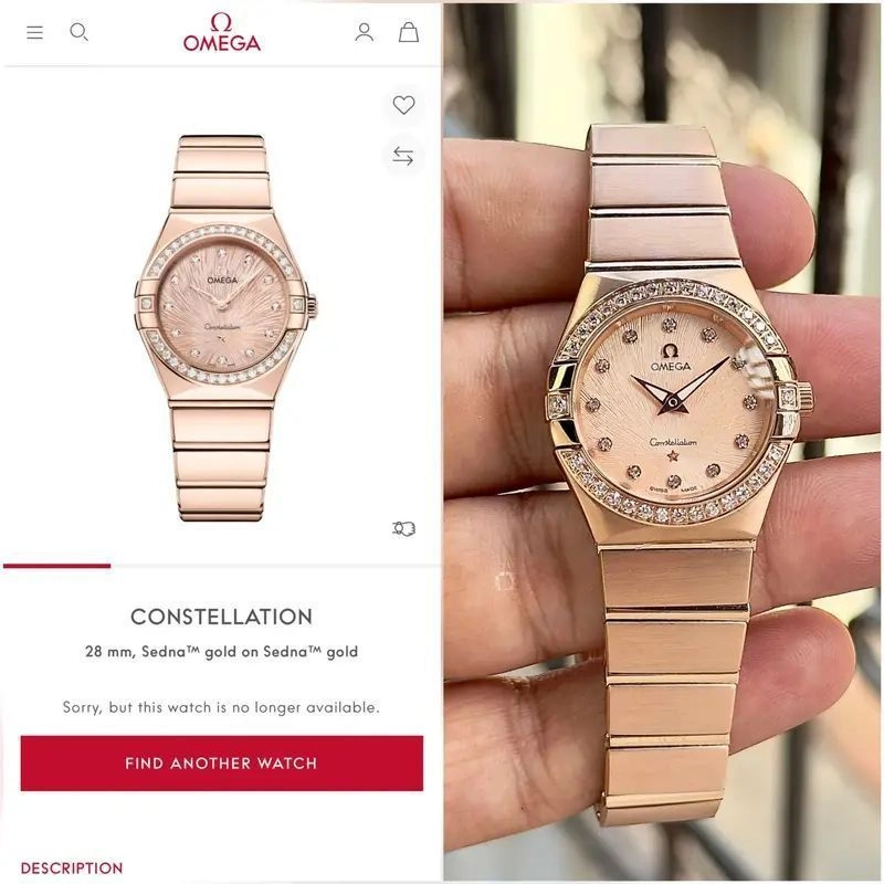 Omega Constellation Rose Gold Edition 3