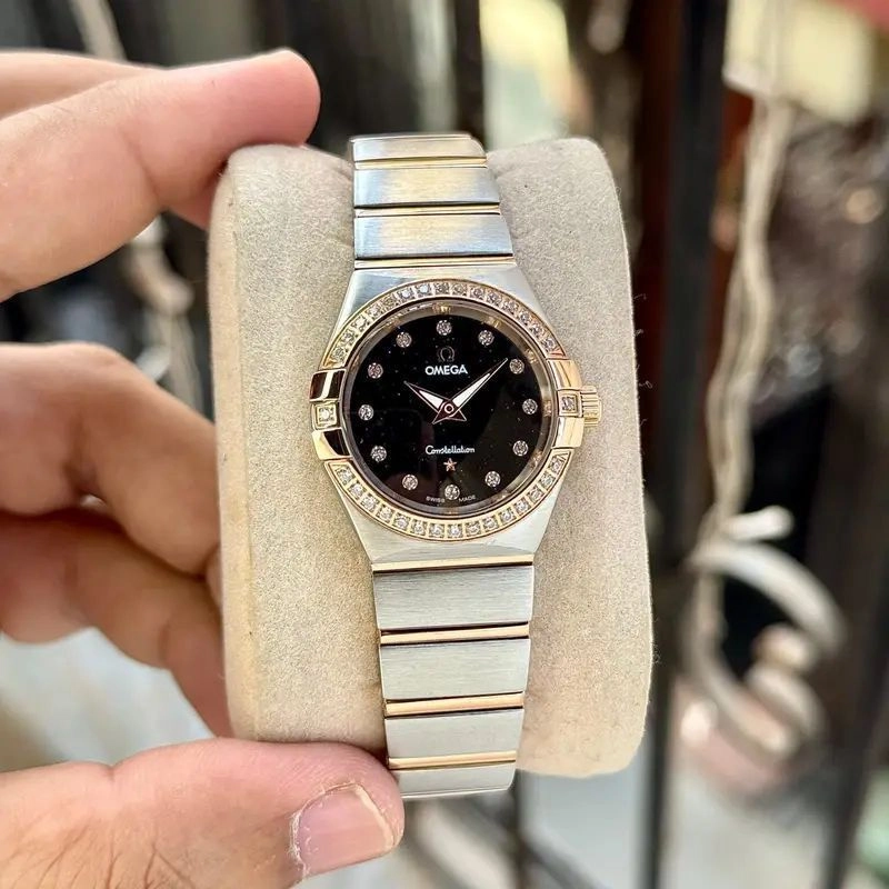 Omega Constellation Sedna Black Gold Diamond Edition 4