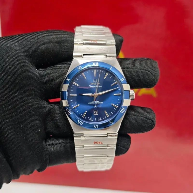 Omega Constellation Silver Blue Automatic 1