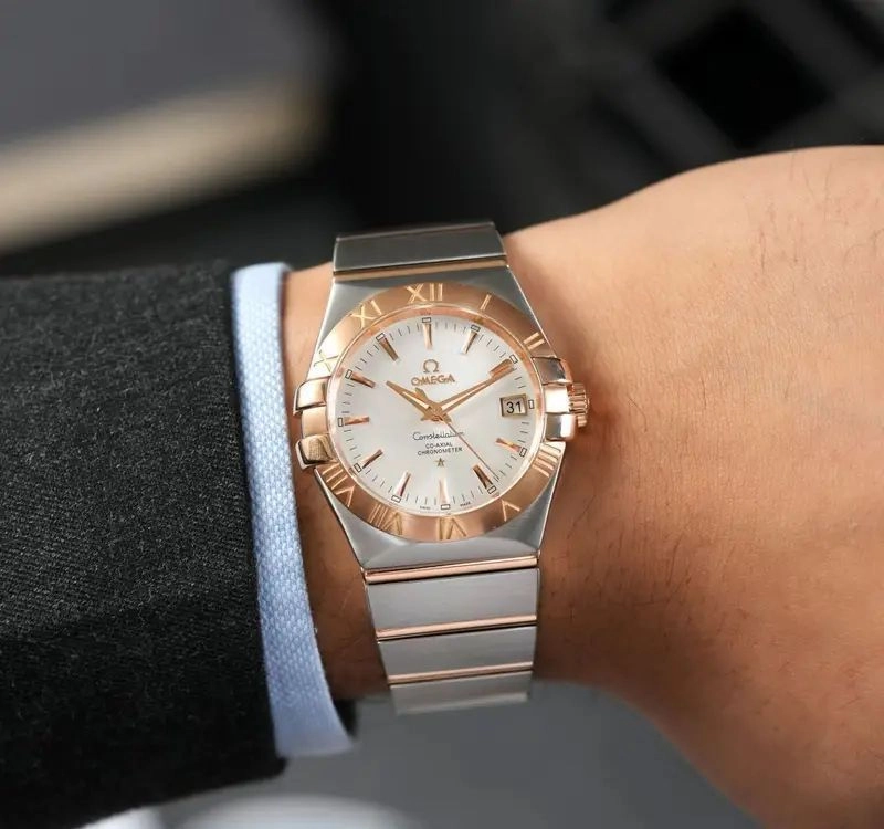 Omega Constellation Silver Quartz 5