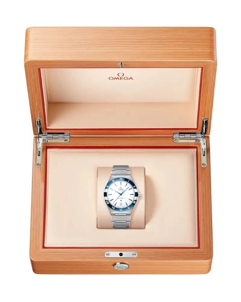 Omega Constellation White & Silver Co-Axial Master 4