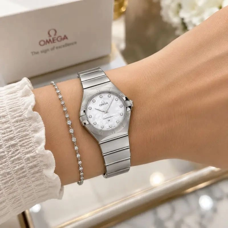 Omega Constellation White Dial 4