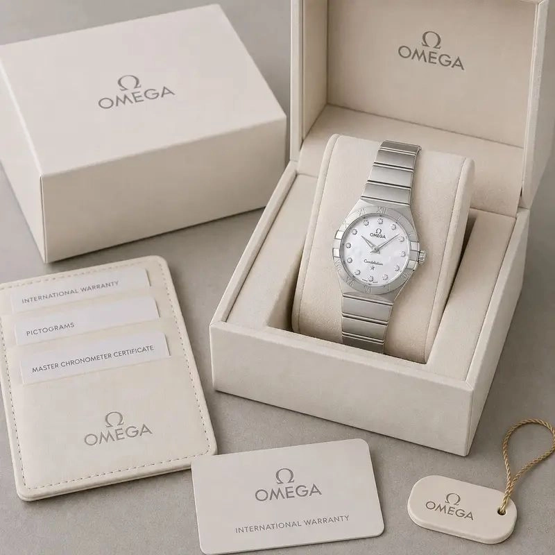 Omega Constellation White Dial 6