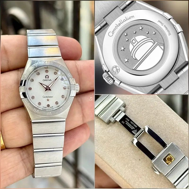 Omega Constellation White Quartz 2
