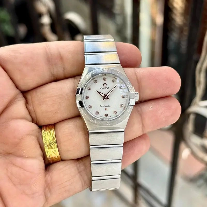 Omega Constellation White Quartz 3