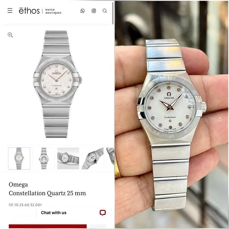 Omega Constellation White Quartz 4