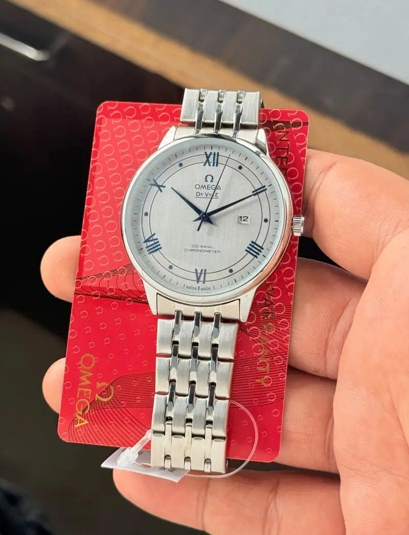 Omega De Ville Prestige White Dial 3