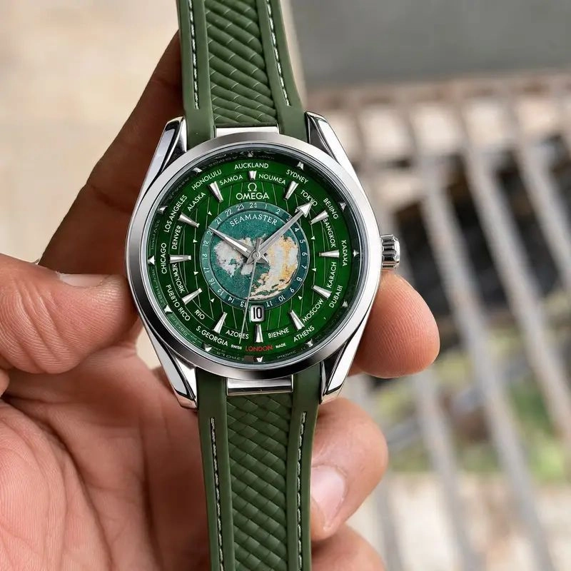 Omega Green Silicone Quartz 1
