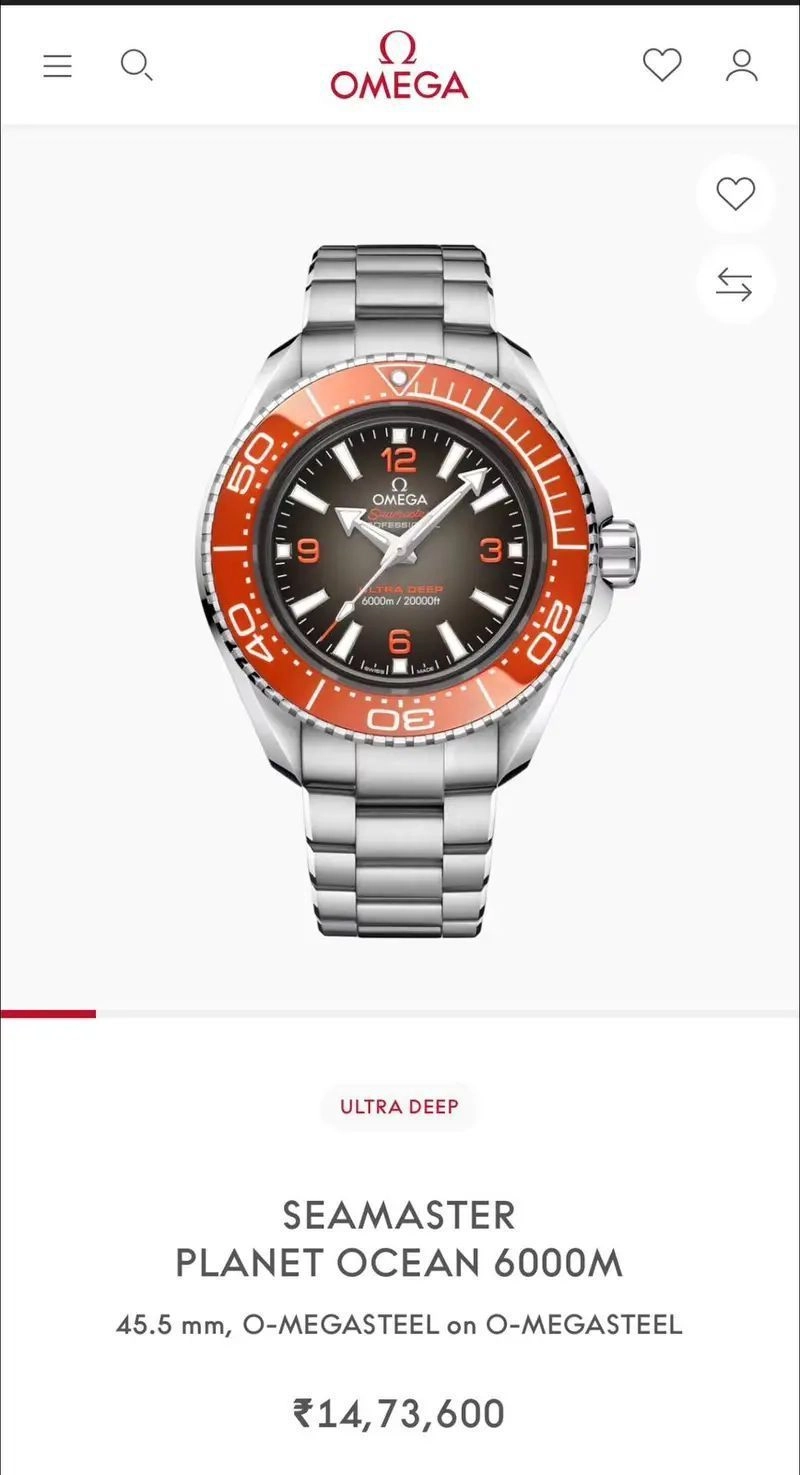 Omega Planet Ocean Master Chronograph Brown Dial 2
