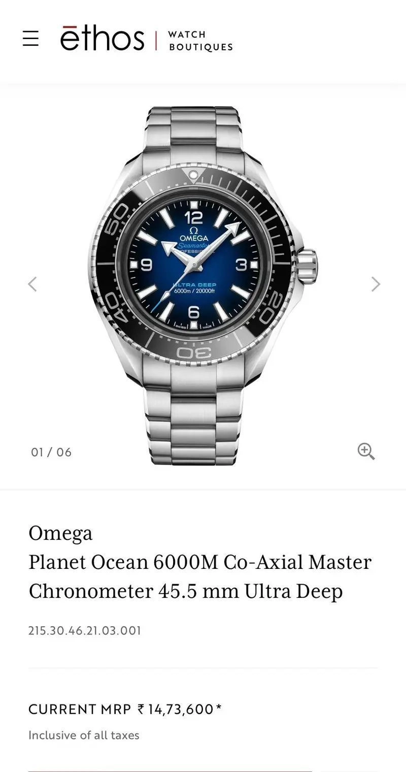 Omega Planet Ocean Master Chronometer 2