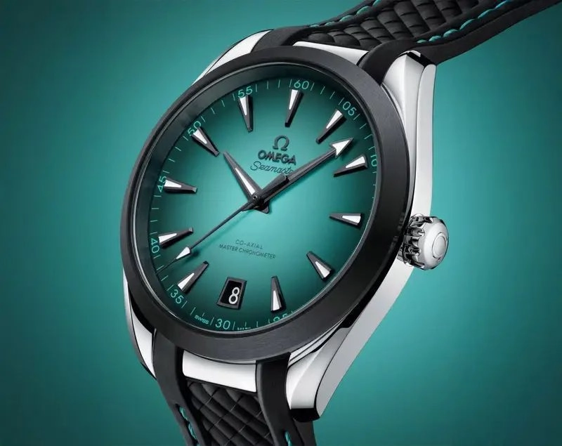 Omega Seamaster Aqua Terra Blue Turquoise Dial 2