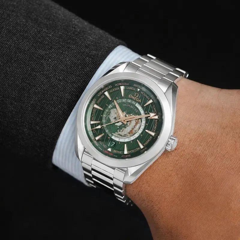 Omega Seamaster Aqua Terra Green Dial 1