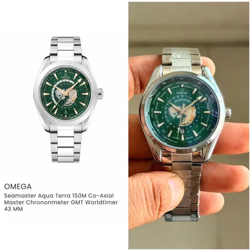 Omega Seamaster Aqua Terra Green Dial 4