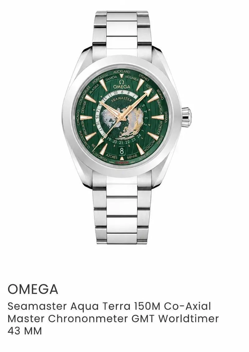 Omega Seamaster Aqua Terra Green Dial 5
