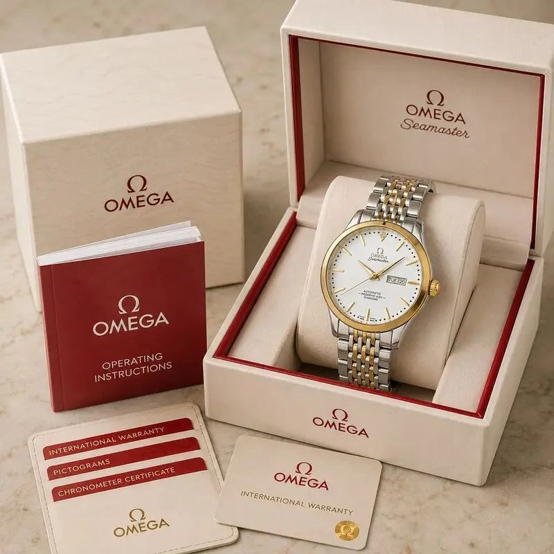 Omega Seamaster Automatic White Dial 5