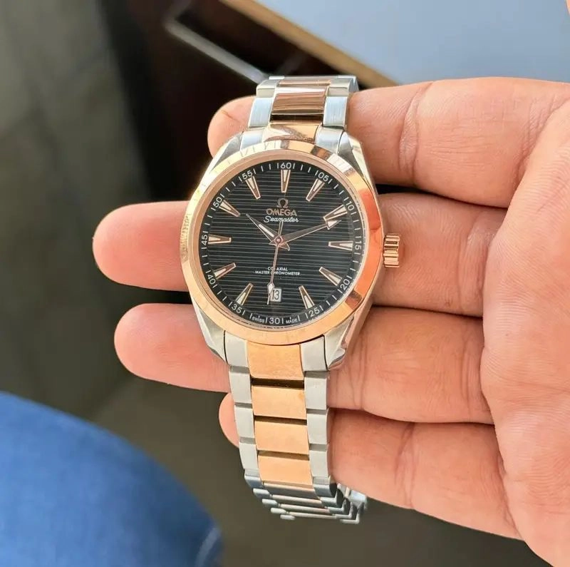 Omega Seamaster Black Dial Aqua Terra Automatic 3
