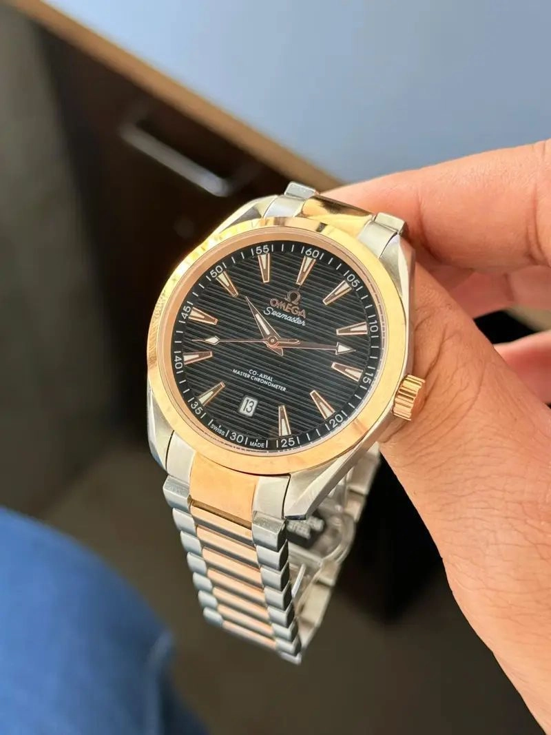 Omega Seamaster Black Dial Aqua Terra Automatic 4