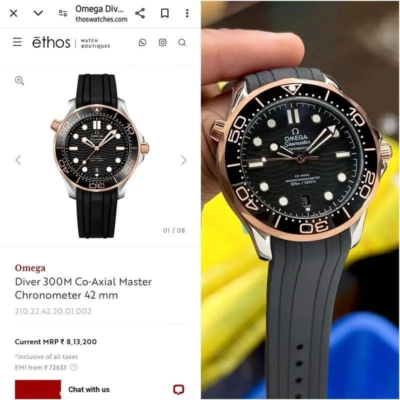 Omega Seamaster Black Diver 300M Automatic 3