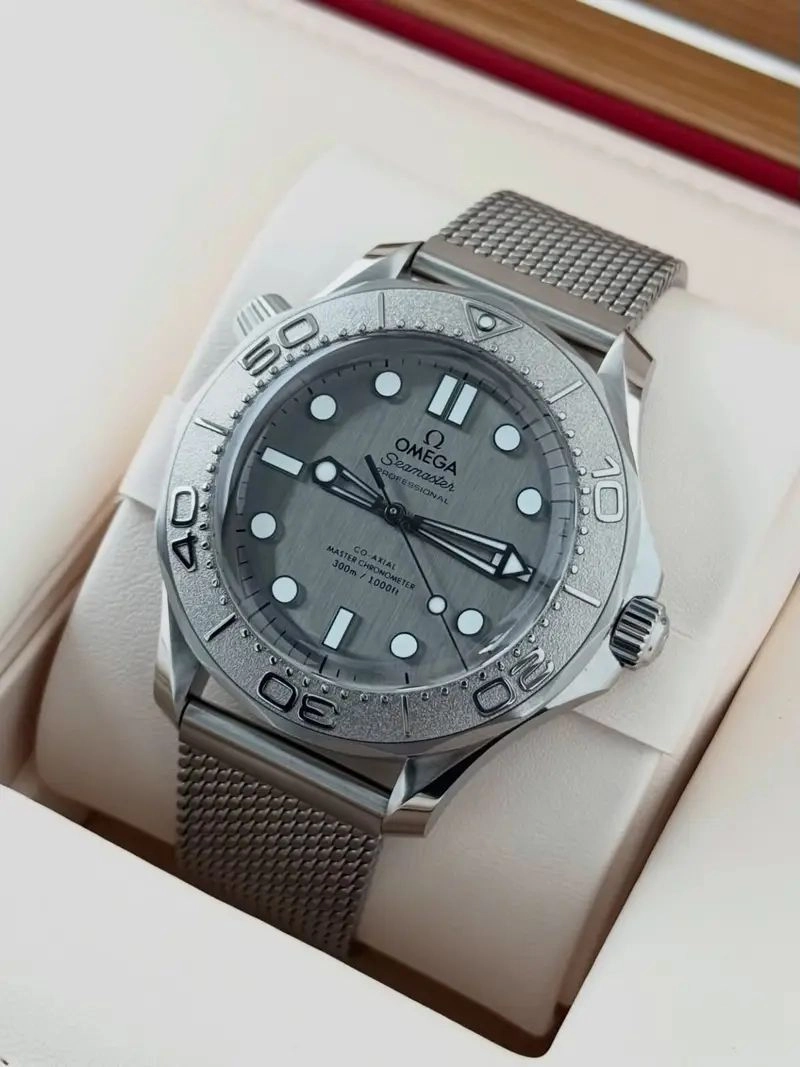 Omega Seamaster Diver 300 Automatic Grey Dial 1