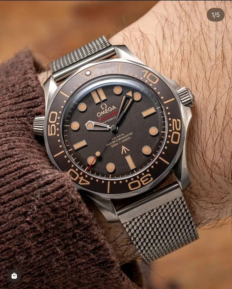 Omega Seamaster Diver 300M Bronze Gold Automatic 2