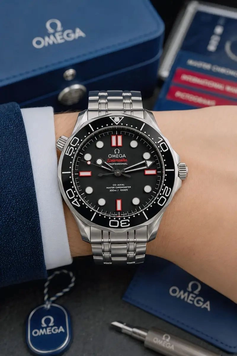 Omega Seamaster Diver Automatic Black Ceramic 3