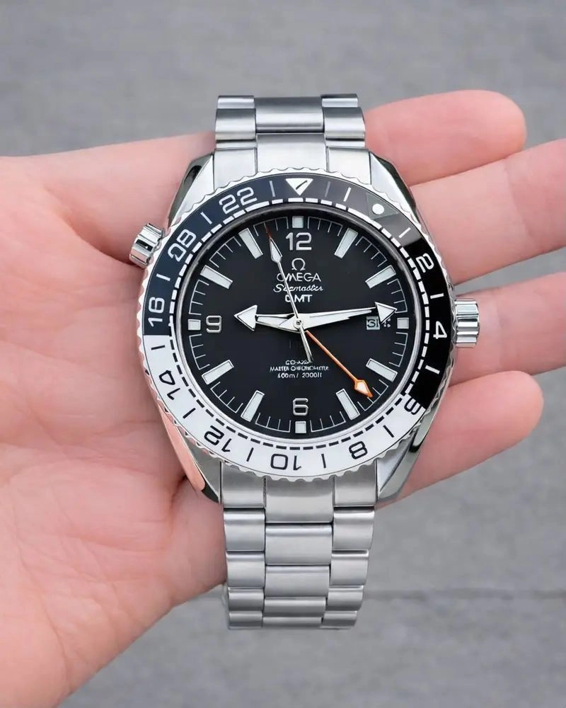 Omega Seamaster Planet Ocean 600M GMT Black Dial 4