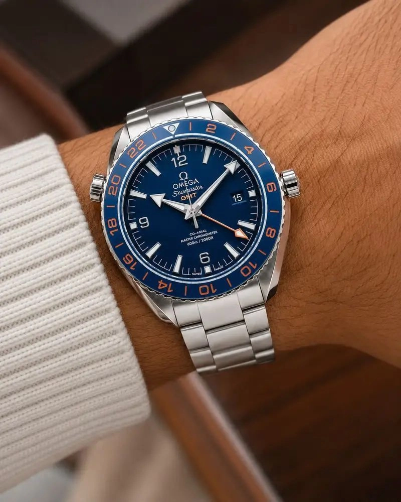 Omega Seamaster Planet Ocean Blue Dial 3