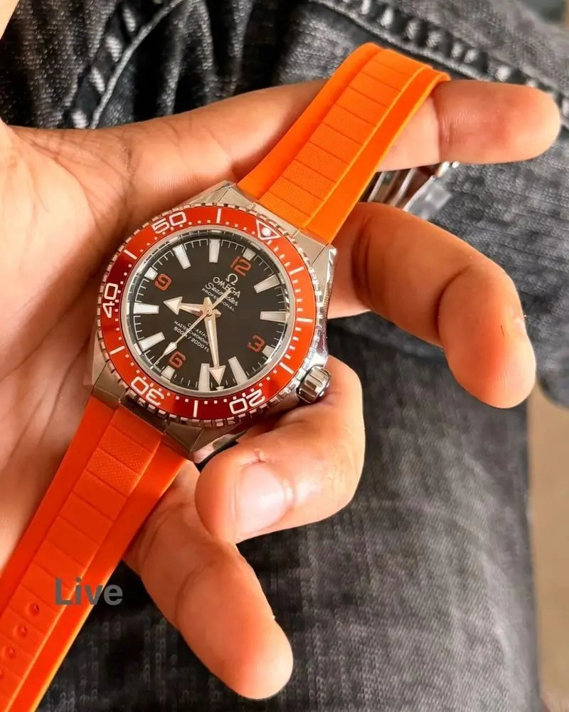 Omega Seamaster Planet Ocean Orange 6