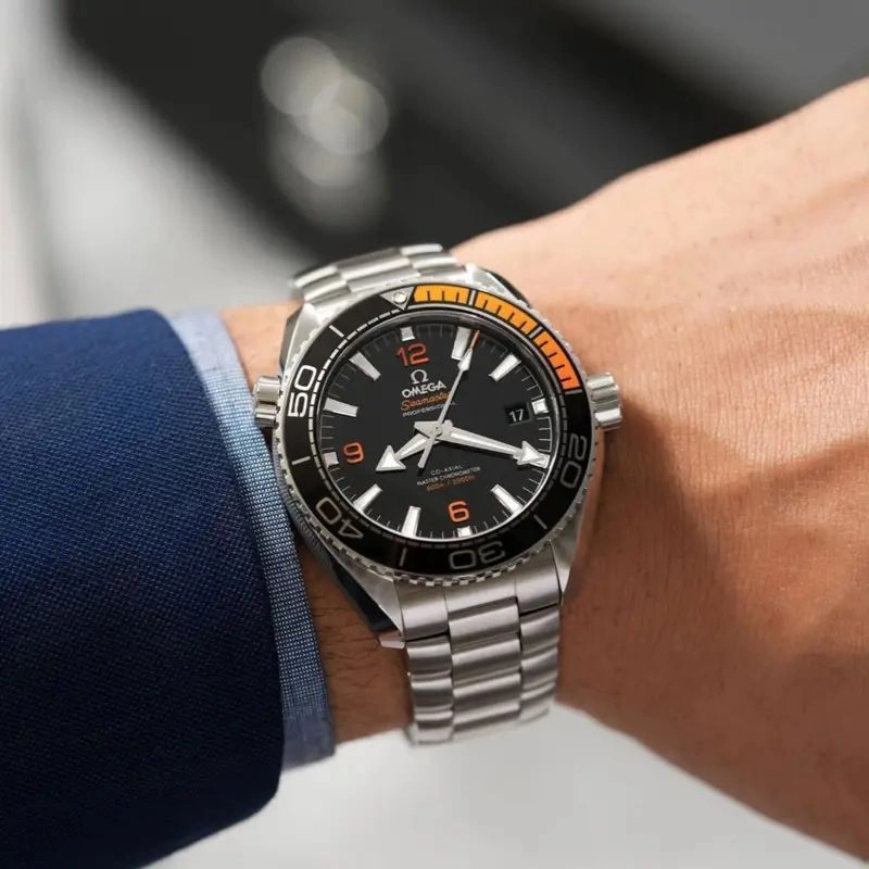 Omega Seamaster Planet Ocean Silver Automatic 5