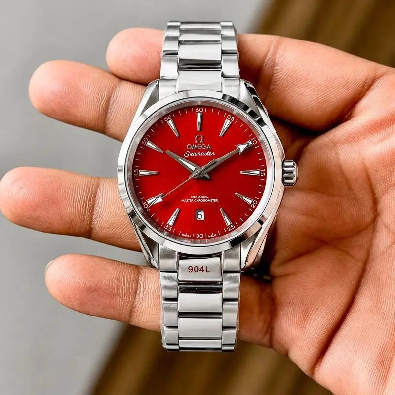 Omega Seamaster Red Dial Automatic 1