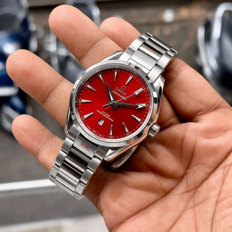 Omega Seamaster Red Dial Automatic 3
