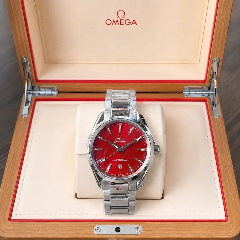 Omega Seamaster Red Dial Automatic 4