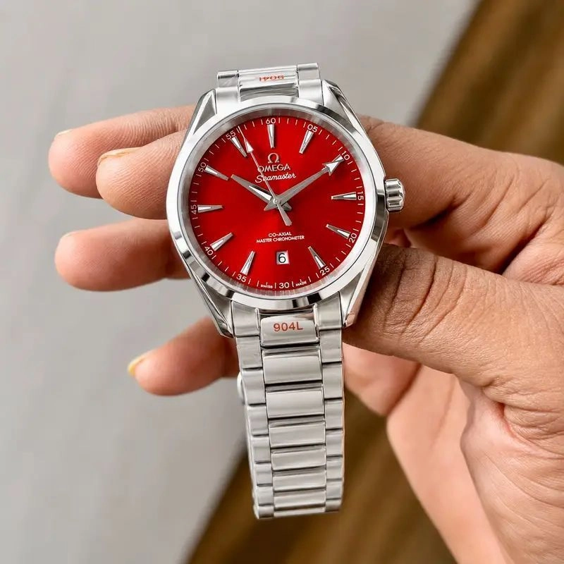 Omega Seamaster Red Dial Automatic 5
